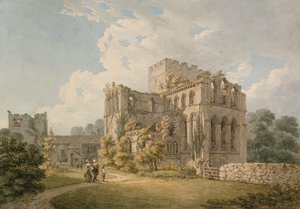 Lanercost Priory, nær Carlisle (pen & blæk og wc på papir)